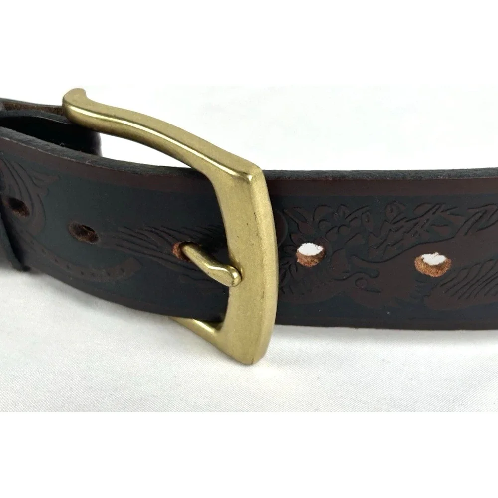 Wrangler embossed leather
